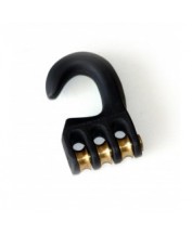 pulley hook aluminium 3 rollers - 12mm