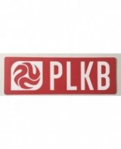 PLKB Sticker 21x7cm red (mat)