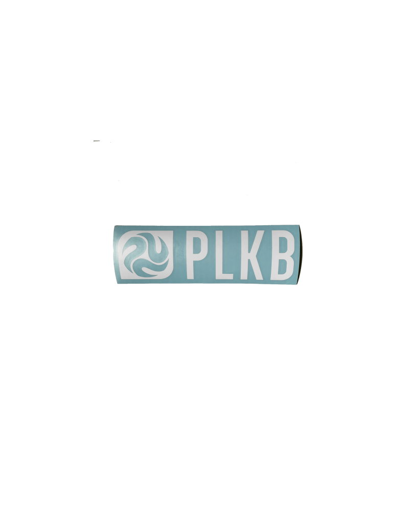 PLKB Sticker 84x28cm white (cut tekst)