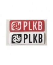 PLKB Sticker 8x2,67cm white (mat)